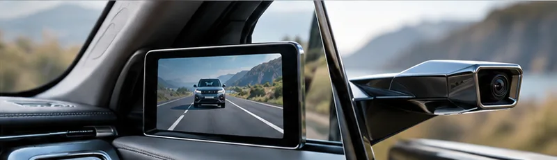 Digital wing mirror camera and in-cabin display
